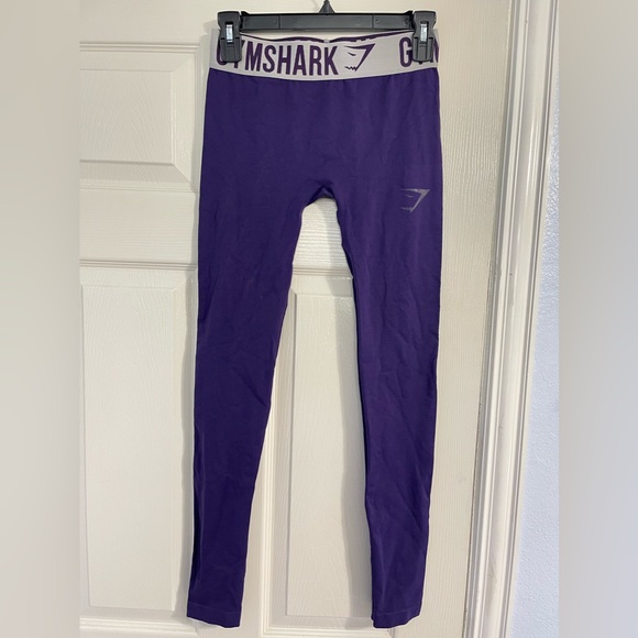 GymShark Seamless Flex Leggings Tights High Waist - Picture 2 of 4